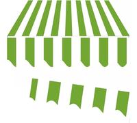 Replacement Fabric for Retractable Sunshade Canopy 200/250/280/300/350/400/500cmGreen 1.13x6.5ft (400x200cm) Durable Outdoor Awning Cover