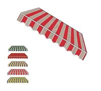 Replacement Fabric for Waterproof Retractable Awning Manual 350x250cm/500x400cm Sunshade Canopy for Terraces Striped Design (3 11.5x8ft)