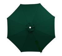 Replacement Fabric Parasol Cover Garden Canopy Patio 3M Umbrella 8 Rib (Dark Green)