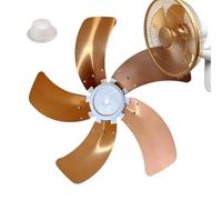 Replacement Fan Blad-es for Broken Propeller - Sturdy Aluminum 5 Leaf Design | 14/16/18 Inch Universal Cooling Parts for Bedroom Living Room Office Fans