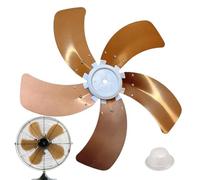 Replacement Fan Blad-es for Broken Propeller - Sturdy Aluminum 5 Leaf Design | 14/16/18 Inch Universal Cooling Parts for Bedroom Living Room Office Fans