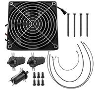 Replacement Fan, Lid/Door Switch and Wires Kit for Masterbuilt Gravity Series 560/800/1050 Digital Charcoal Grill + Smoker, Include Parts 9904190040 Fan, 9904190041 Switches, Wire Kit