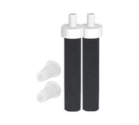 Replacement Filter & Bite Valve Kit for BB06 Bottle, White Silicone(2 black+2 silicone)
