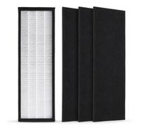 Replacement Filter Compatible with PureMate PM 510,Breathe Fresh 56cm,Germ Guardian AC4825 AC4300 AC4900 AC4800 Series(1 H13 True HEPA Filter and 3 Pcs Carbon Pre-Filter)