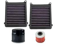 Replacement Filter Fit For HONDA CRF1100L Africa Twin 2020-2025 NT1100 2021-2025 DCT Oil Filter Motorcycle High Flow Air Filter(AABC - 4 PCS)