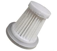 Replacement Filter for Car Vacuum Cleaner Compatible with F1801 F1601 F1101 Models - White Plastic + Filter Paper Mesh, 5 x 4.7 cm (1.97 x 1.85 in