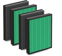 Replacement Filter for Coway AIRMEGA Max2 400 400S 400(G) 400S(G) Air Purifier, 2-in-1 Max2 Green True HEPA and Active Carbon Filter Set, AP-2015-FP 2 Sets