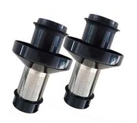 Replacement filter holder for Kärcher VC4 and VC6 cordless vacuum cleaner, black holder accessory to restore suction power and reduce engine wear (2 pack)