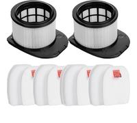 Replacement Filter IZ400 for Shark Stratos DuoClean Stick Vacuum | IZ400UK IZ400UKT IZ420UK IZ420UKTI, Z402UKTSB, 2 Hepa Post Motor and 4 Foam & 4 Felt Filters Spare Kit
