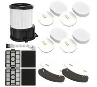Replacement Filter Kit for for Shark PowerDetect IP3251EUT, IP3225EUT, IP3251C, IP3252, Includes HEPA, Foam Pre-Filters and Cleaning Brush, Accessories for for DuoClean Anti-Hair-Wrap Cordless Vacuum