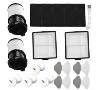 Replacement Filter Kit For Shark PowerDetect For IP3251, 2 Post-Motor Filters, 8 Foam Felt Filters, 4 Carbon Pads, Cleaning Brush Accessory Set
