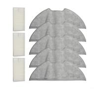 Replacement Filter Mop Cloth for Midea M9, For Eureka E10s, and For Obode A8 Models Vacuum Cleaner with Effective Dust and Debris Capture