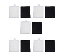 Replacement filter pack for Clean L50, L50 SES, L60, L60 for Hybrid vacuum cleaner, 5 filters, Plastic + Filter Paper parts to trap fine particles and maintain cleaning performance