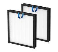 Replacement Filter Set for Levoit Vital 100s Air Purifier, 2 Packs black & white