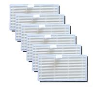 Replacement Filter Set for MONSGA MS1 MAX Robot Vacuum Cleaner Parts Includes 6 Filters to Capture Dust and Pet Dander for Hygienic Floor Cleaning