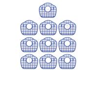 Replacement Filter Side Brush Set Compatible with Philips FC8700 / FC8710 / FC8715 /FC870 Robot Vacuum Cleaner Spare Parts (Set B)
