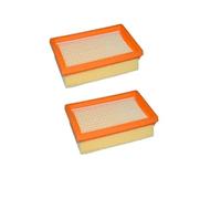 Replacement Filter Vacuum Cleaner Flat Pleated Filter,Compatible For KARCHER,MV4 MV5 MV6 WD4 WD5 WD6 Vacuum Cleaner Replacement Parts(2pcs)
