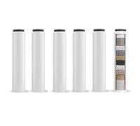 Replacement Filters Compatible with Cobbe, Replacement Filters for Handheld Shower Head, Water Softener Filters Beads, Remove Chlorine, Reduces Dry Itchy Skin (6 PCS)