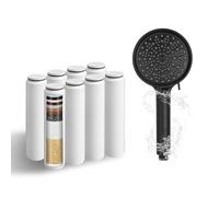 Replacement Filters Compatible with Cobbe Shower Heads: Remove Chlorine & Impurities for Healthier Skin & Hair(8 - Pack)
