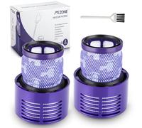 Replacement Filters for Dyson V10-2 Pack Premium Washable Vacuum Filter Compatible with V10 Cyclone, Absolute, Animal, Total Clean, SV12 (969082-01)