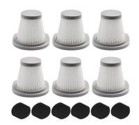 Replacement Filters For Hoover VSC02B16T-30 Robot Vacuum Cleaner Sapre Parts Accessories, HEPA Filter Reusable Vacuum Filters(6 Pack)