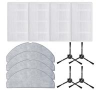 Replacement Filters Side Brushes Mop Cloth Set For Tapo RV30 Max RV20 Max Plus Vacuum Cleaner Parts Kit For Enhanced Cleaning Performance(A)