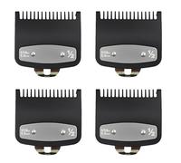 Replacement Fit for 1/2 Wahl Clipper Guards Set,4Pack Compatible with Wahl Clipper Guards 1/2,0.5 Guard,1/16'' 1.5mm Metal Hair Clippers Guard for Hair Styles and Barbers.