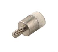 Replacement Flat Point for Dial Indicator Gauges, High Porcelain Tip for Micrometer and Depth Gauges, Anti-Wear M2.5 Shank, D4-D10 Range(D6xL8)