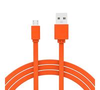 Replacement Flip 4 Charging Cable Micro USB Fast Charger Flat Power Cord for JBL Bluetooth Speaker Flip4 Flip 3 GO Xtreme Charge 2+ Charge 3 Pulse 2 Pulse 3 Clip 2 Micro II Micro Trip Speaker -Orange