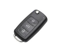 Replacement Flip Car Key Shell Remote Key for VW Golf Mk6 T1guan Polo Passat CC Seat Skoda Octavia 3 Button