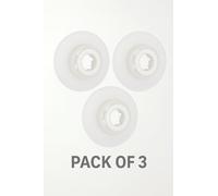 Replacement Flush Valve Seal & Clip for Ideal Standard Armitage Shanks Flush Valves SV01967 (3) White