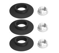 Replacement Flush Valve Seal & Clip for Ideal Standard Armitage Shanks SV01967-3PCS/Set, Compatible with Armitage Shanks Toilet Cistern Tank (Black)