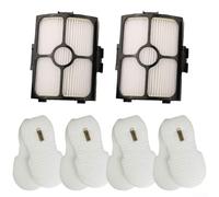 Replacement Foam And HEPA Filter Kit Compatible With For Shark Powerdetect Ultra Light Corded Vacuum HZ4000 HZ4002 HZ4001AMZ HZ3002 HZ3000 Models