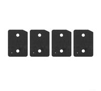 Replacement Foam Filter for Miele T1 9164761 Tumble Dryer Lint Fluff Sponge Mat Set of 4 Pieces 207x157x30mm(for Miel)