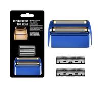 Replacement Foil and Blades Set, Compatible for BaByliss, PRO Barberology Cordless Metal Double Foil Shaver FXFS2(Blue)