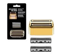 Replacement Foil and Blades Set, Compatible for BaByliss, PRO Barberology Cordless Metal Double Foil Shaver FXFS2(Gold)