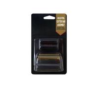 Replacement Foil Head Blade Cutter，Compatible for Wahl，5 Star Finale Shaver #8061 8164 Replacement Accessories 7043(Black Set)