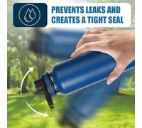 Replacement Food-Grade Silicone Water Bottle Gasket Seal for Thermoflask 24 oz / 32 oz / 40 oz / 64 oz Wide-Mouth Straw & Chug Cup Lids - Dishwa(4 Piece Set)