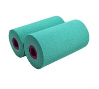 Replacement Foot Foam For Pads 2 Pack for Leg Extension Machines For Weight Benches and Inversion Tables Compatible with 22-25mm Tube Dimensions (green)