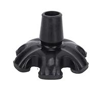 Replacement foot pads, 22mm walking stick tip silicone 6 column design Strong stability Prevents walking sticks Foot pads for non-slip self-standing cane tip replacement
