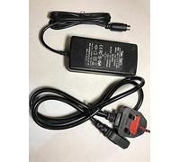 Replacement for 12V 2A 5V 2A 4 Thin Pin Din AC Adaptor Power Supply for Hard Drive 34W-12-5