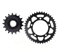Replacement For Aprilia 1000 RSV4 RF RR Factory APRC 1100 Tuono V4 Motorcycle 17 Teeth Front 41T 42T Rear Sprocket Kit 1000CC 525 Chain(17T front and 41Rear)