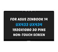 Replacement for Asus ZenBook 14 UX434 UX433 2-in-1 LCD Screen UX433F UX433FA UX434F UX434FL UX433FA-DH74 UX433FN UX433FN-IH74 FHD 1920x1080 14.0 inch LED Display Assembly (for Non-Touch Screen Only)