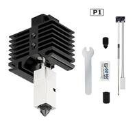 Replacement for Bambu Lab P1S Hotend Assembly with Ceramic Heater Removable Hardened Steel 0.4mm Nozzle Hotend Compatible with Bambu Lab P1 Series 3D printers
