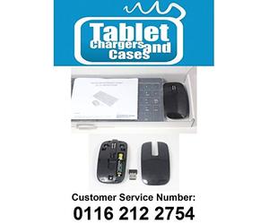 Replacement for BLACK Wireless Thin Keyboard + Num Pad & Mouse for LG 47LN578V Internet Smart TV