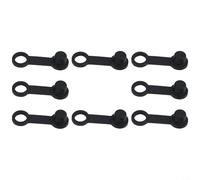 Replacement for Brake Nipples in Black Rubber, Includes Eight Pieces for Various Uses
