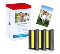 Replacement for Canon Selphy CP1500 Ink and Paper KP-108IN, Canon Selphy CP1300 Ink and Paper Set|for CP Printer CP1500 CP1300 CP1200 CP910, 3115B001(AA) 3 Ink Cassette with 108 Sheet (100 x 148 mm)