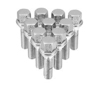 Replacement For Car SUV Light Duty Truck M12 X 1.5 35mm Taper Wheel Bolts Lug Nuts Chrome 10pcs