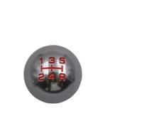 Replacement for Civic for Odyssey 2020 for Accord Accessories 5 6 Lever Speed Manual Shift Knob Gear Head Aluminum Round Ball Shape M10x1.5 Thread Gear Shift Knob(Gray 6 SpeedD)(Gray
