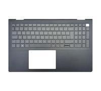 Replacement for Dell Vostro 15 3510 3520 Black Palmrest Housing Cover Top Cover UK Layout Keyboard Qwerty